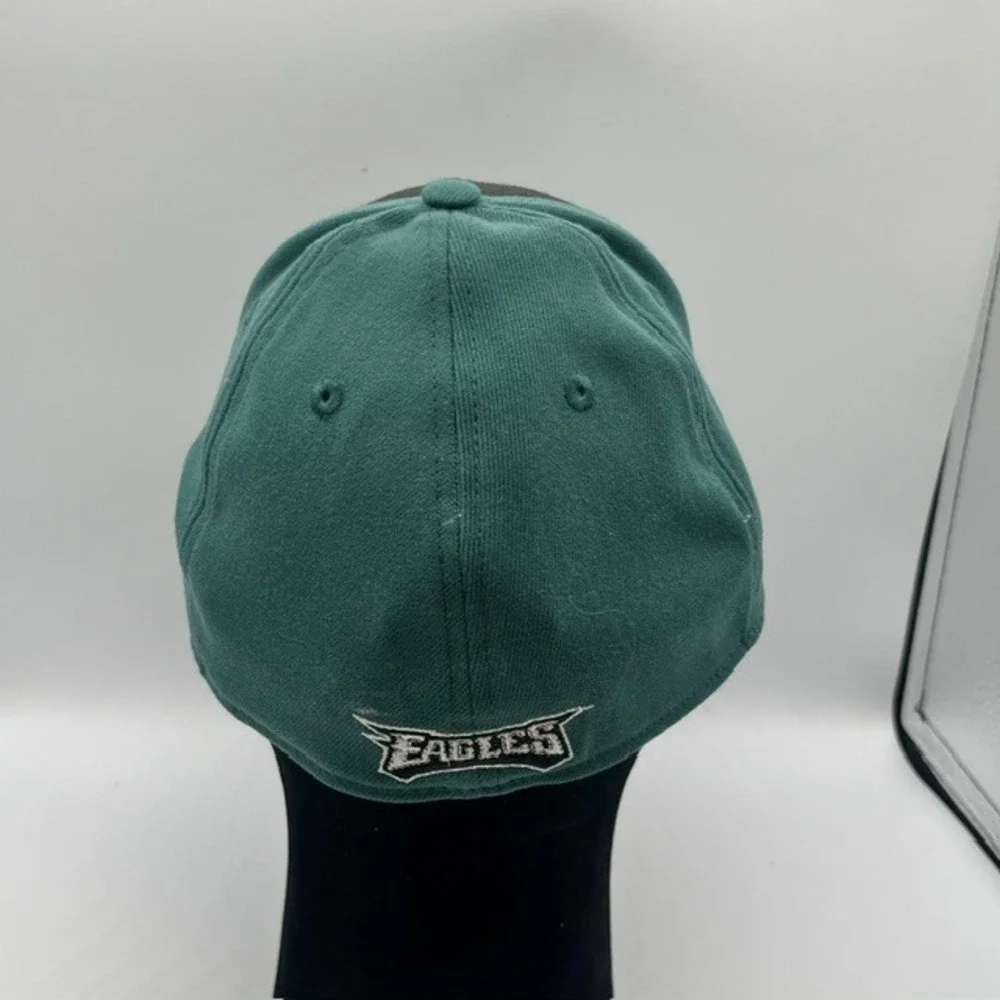 New Era‎ Philadelphia Eagles 39THIRTY NFL Hat Mens Medium Large Green Black Cap